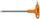 Ален клуч Beta Tools BE96T-6, 6mm, со рачка, портокалов