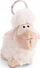 Varëse çelësash Nici Green Wooly Gang dele pelushi, 9 cm, e bardhë