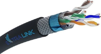 Kabllo rrjeti ExtraLink CAT5E SFTP (SF/UTP) V2 OUTDOOR TWISTED PAIR, 305M