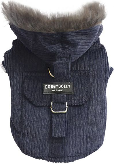 Xhaketë për qen DoggyDolly, e kaltër, XXS, 13-15cm/26-28cm
