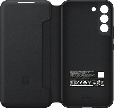 Këllëf Samsung Smart LED View Cover Galaxy S22 Plus, antibakterial, origjinal, i zi