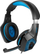 Kufje gaming Vertux Denali, over ear 40mm, 3.5mm + USB RGB, blu e zeza