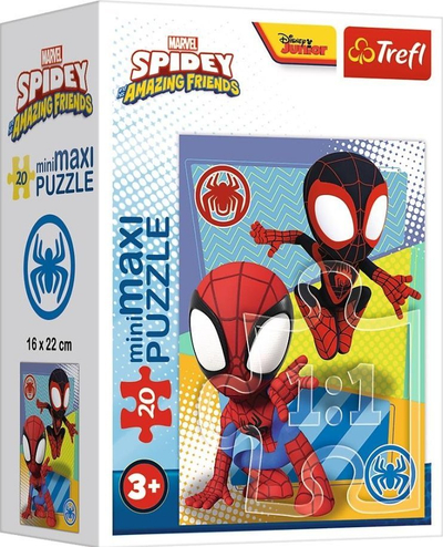 Puzzle MiniMaxi Trefl Spidey, 20 copa, shumëngjyrësh