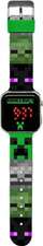 Orë dore Minecraft MIN4165, LED, me kalendar, shumëngjyrëshe