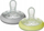 Qetësues për bebe Tommee Tippee Closer to Nature Breast-like, 0-6 muaj, 2 copë, jeshil