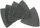 Fletë zmerile DeWalt Extreme Mesh Delta, 120g, set 5 copë, ngjyrë bezhë