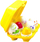 Lodër për fëmijë Tomy Sorter Happy Eggs – E1581, 12m+