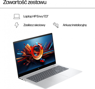 Laptop HP ENVY 17-da0004nw, 17.3", Intel Core Ultra 7 155H, 16GB RAM, 1TB SSD
