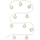 Drita dekorative Retlux RXL 270, 10 LED, 13.4 x 6.7 x 12 cm, të bardha