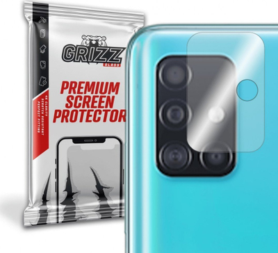 Xham mbrojtës kamere GrizzGlass për Samsung Galaxy A51, hibrid, 2 copë, transparent