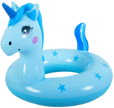 Unazë noti fëmijësh JiLong Kolko Unicorn, 70x70 cm, fryrëse, blu