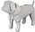 Пуловер за кучиња Trixie Prince, 36 cm, сив
