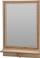 Pasqyrë dekorative me raft Mirror Shelf, 40x10x60cm, MDF, e bardhë