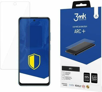 Film mbrojtës 3MK ARC+ FS për Xiaomi POCO M4 Pro, që mbulon krejt ekranin, transparent