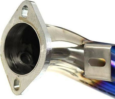 Downpipe TurboWorks për Nissan GT R R35 DECAT, çelik inoks, diametër 3"