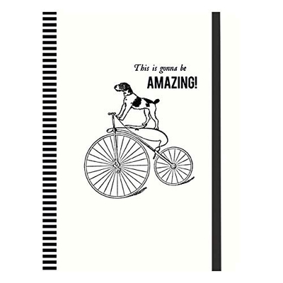 Alice Scott Vintage Prints Cycling Dog G - Alice Scott
