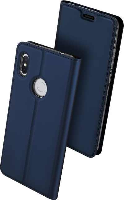 Këllëf magnetic Dux Ducis për Xiaomi Redmi S2, tip wallet, blu