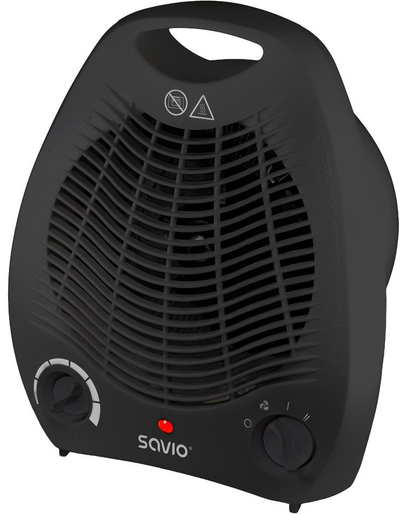 Ngrohëse me ventilator Savio AD-02 B, 2000W, termostat i rregullueshëm, e zezë