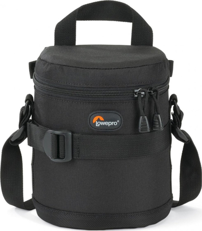 Këllëf për objektiv Lowepro Lens Case 11 x 14 cm, i zi