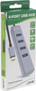 HUB USB InLine USB 3.2 Gen1 Type C, 4x USB A 5Gbps, OTG, metalik argjendi