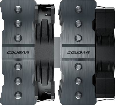 Ftohës CPU Cougar Forza 135 CGR-FZA135, 135mm, dual tower, i zi