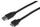 Digitus Kabllo USB USB-A – microUSB 1 m, e zezë (AK300116010S)