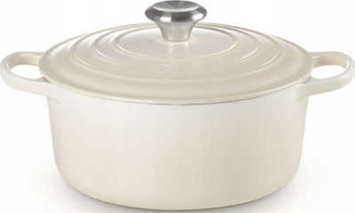Tenxhere gize Le Creuset Signature, 20 cm, 2.4 L, meringue