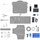 Set diagnostikimi IFixit Pro Tech Diagnose Kit, multimetër, tapet pune