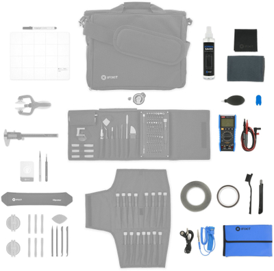 Set diagnostikimi IFixit Pro Tech Diagnose Kit, multimetër, tapet pune