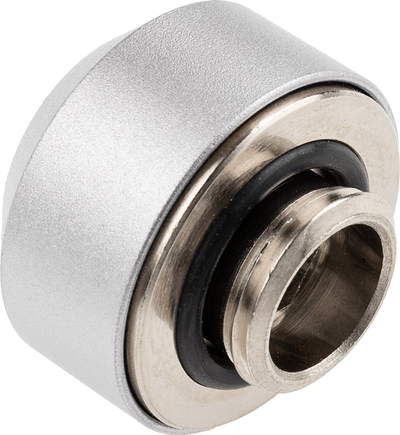 Fiting për hardtube Optimus 12mm, G1/4, argjend satin