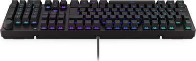 Tastierë mekanike Endorfy Thock Kailh Red, 104 taste, RGB, e zezë