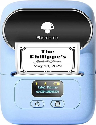 Printer etiketa Phomemo M110, termik, Bluetooth, blu