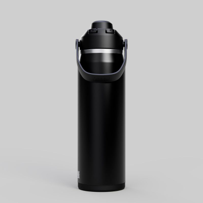 Shishe uji CamelBak Thrive Chug Insulated, çelik inox, 740ml, e zezë