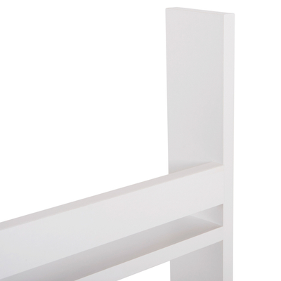 Rafte muri Sani 4 nivele 60x10x120Hcm (HM18224.01), bardhë