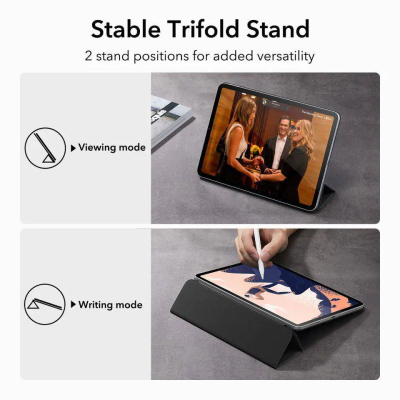 Mbrojtëse ESR Rebound Magnetic Case për iPad 10/11(A16), e zezë