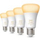 Set poça Philips Hue White Ambiance 6W 800lm E27, 4 copë