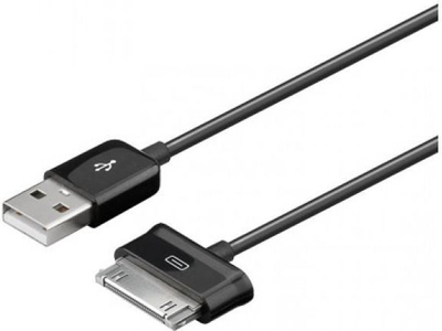 Kabllo Techly USB-A në Samsung 30-pin (305113), 1.2 m, e zezë