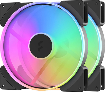 Ventilator kace Fractal Design Prisma AL-18 PWM, 180mm, ARGB, i zi me të bardhë