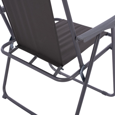 Karrige plazhi metal + pëlhurë (HM5148.01), gri