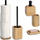 Dispenser sapuni Zeller Stylish Bamboo Durable Eco, bambu natyrale