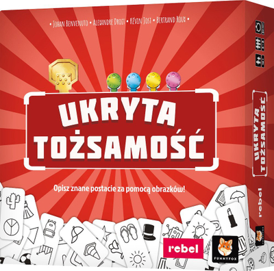 Lojë shoqërore Rebel Hidden Identity, 3 8 lojtarë, 30 min, shumëngjyrëshe