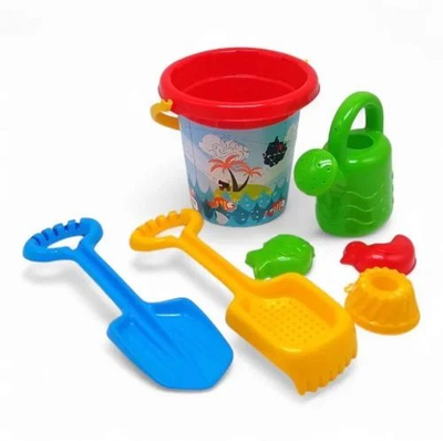 Set lodër rëre Marioinex Sea, 7 pjesë, shumëngjyrësh