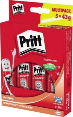 Ngjitës stik Pritt PS8BF, 43g, 5 copë, 90% përbërës natyralë