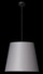 Llambë varëse Lampex Dina 586/1, 1x40W E27, diametër 40 cm, gri