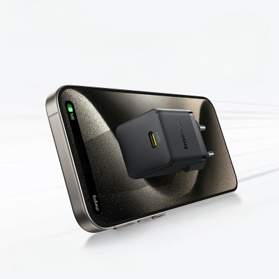 Karikues muri Baseus Palm, 20W, USB Type C me kabllo 1m, i zi