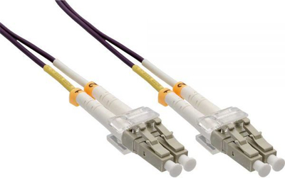 Kabllo optike InLine, LC/LC, 10 m, e zezë