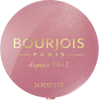 Bourjois Little Round Pot Blusher, 34 Rose d'Or, 2.5 g