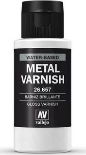Llak metalik Vallejo Metal Color Gloss, 60ml, transparent