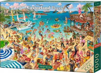 Puzzle Castorland Art Collection Fun by the Sea, 1000 copa, shumëngjyrësh