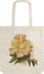Çantë shpatull Skona Ting STBAG38 Peony, pambuk 100% ekologjik, shopper, me lule